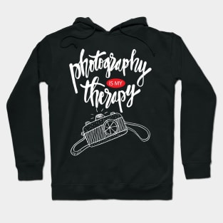 Photography is my therapy Hoodie